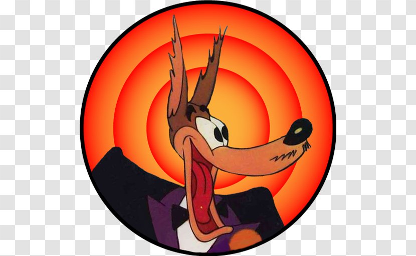 Big Bad Wolf Animated Cartoon Red Drawing Looney Tunes - Orange - Green Living Tex Avery Transparent PNG