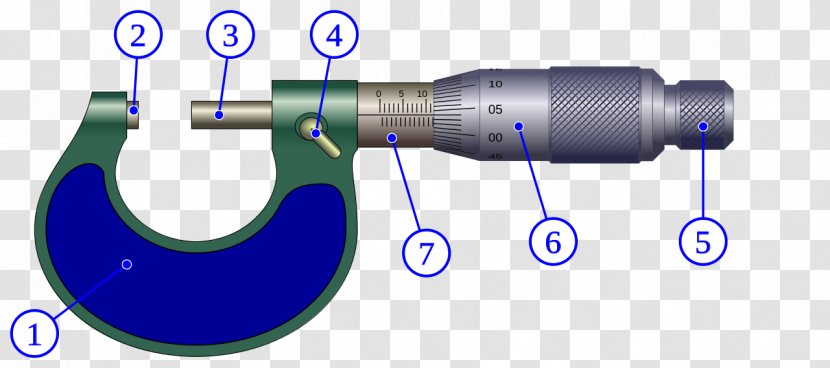 Tool Micrometer Measuring Instrument Nonius Measurement - Compas - Micrófono Transparent PNG