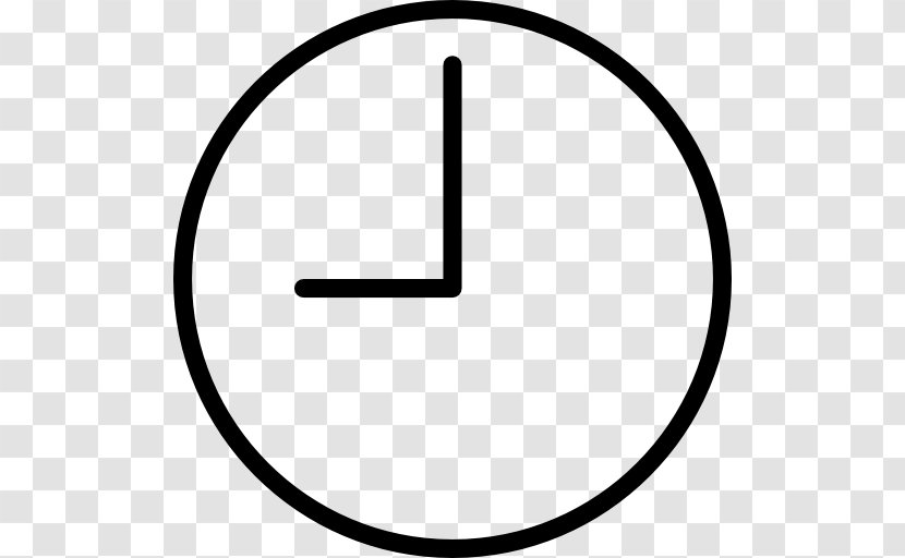 Download - Black And White - Food Clock Transparent PNG