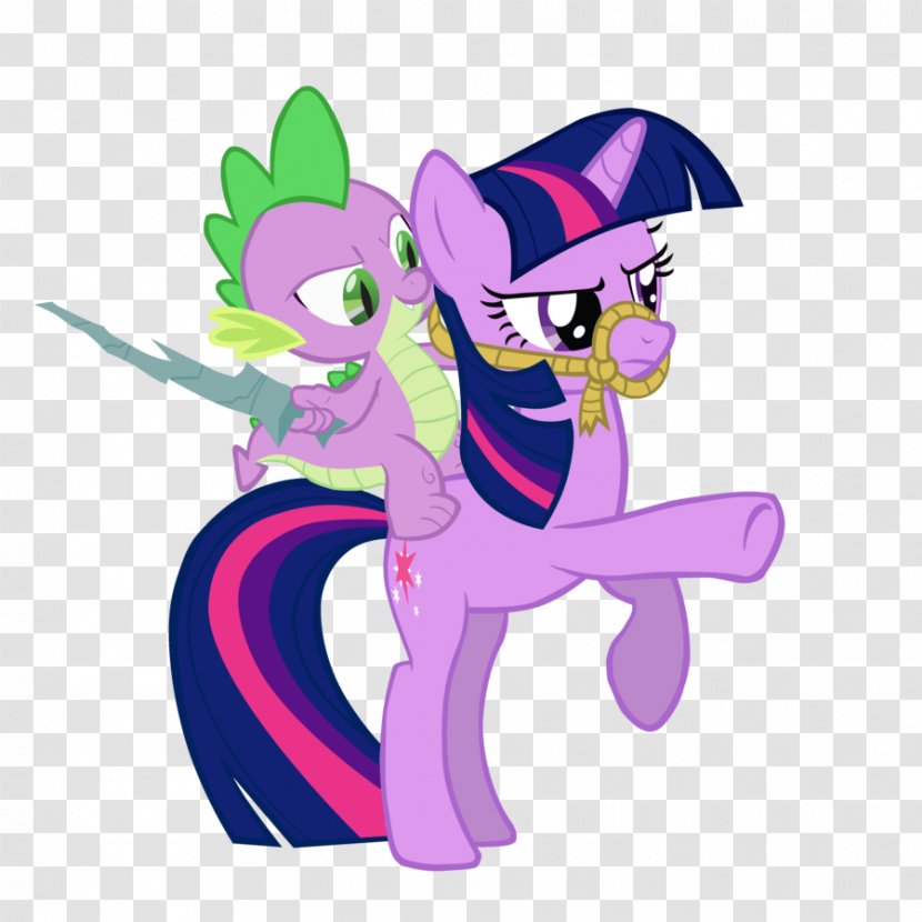 Pony Spike Twilight Sparkle Princess Celestia Rarity - Mythical Creature - My Little Transparent PNG