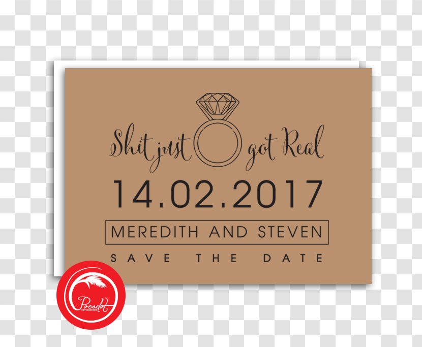 Wedding Invitation Save The Date Paper Card Stock - Price Transparent PNG