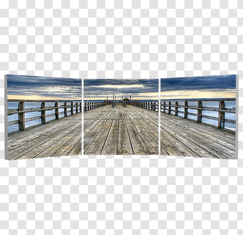 Panoramic Photography Triptych Panel Painting Beach - Etsy - Pier Transparent PNG