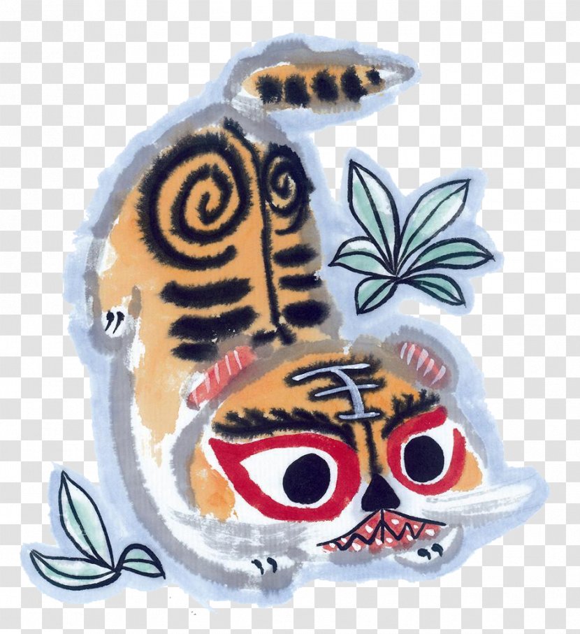 Tiger Chinese Zodiac Monkey Fortune-telling Luck - Insect - Lovely Little Transparent PNG