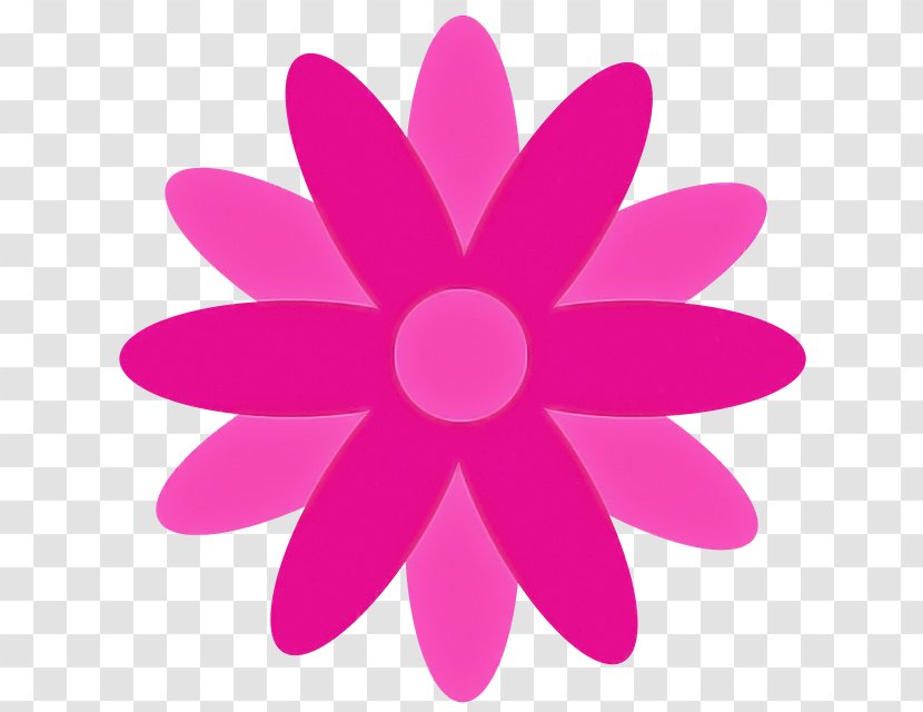 Pink Petal Violet Magenta Flower - Logo Material Property Transparent PNG