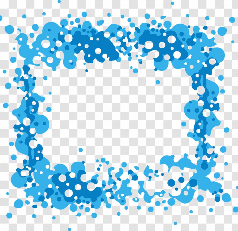 Bubble Bath Clip Art - Photography - Blue Drops Transparent PNG