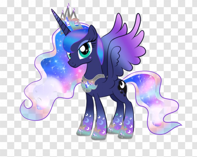 Princess Luna Rainbow Dash Twilight Sparkle Cadance Pony - Mammal - Harp Transparent PNG