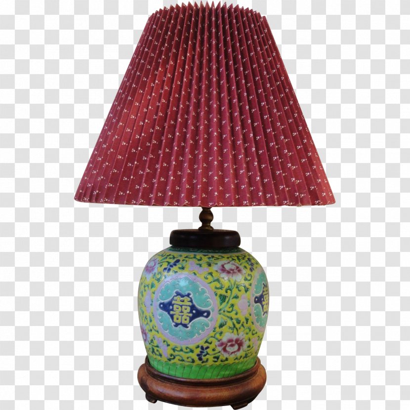 Lamp Meissen Porcelain Famille Rose - Lighting Accessory Transparent PNG