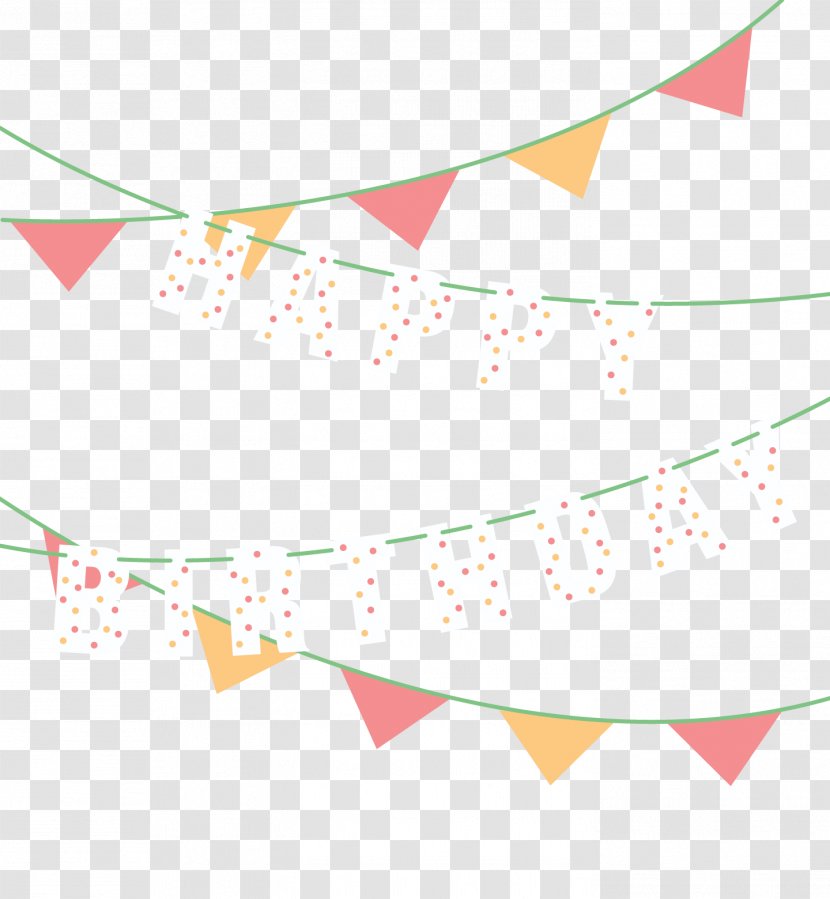 Angle Line Clip Art Pattern Point - Pink - Banner Background Confetti Birthday Transparent PNG