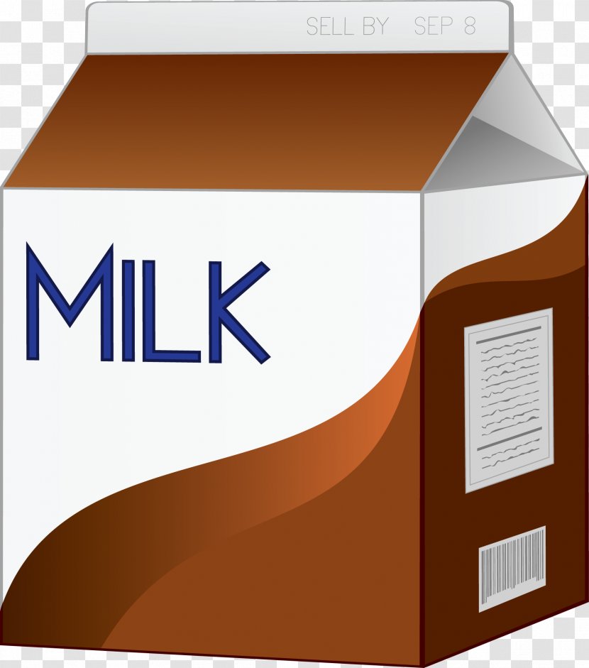 Chocolate Milk Photo On A Carton Cattle - Dairy Products Transparent PNG