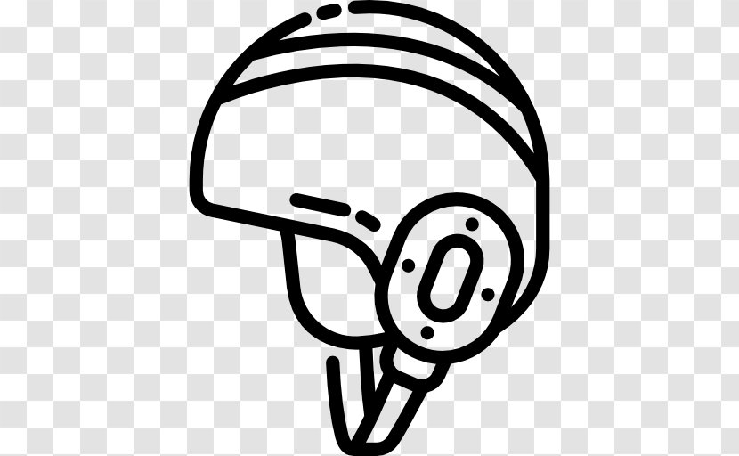 American Football Helmets Line White Clip Art - Sports Equipment - Water Polo Transparent PNG