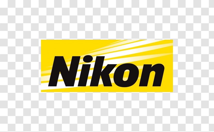 Logo Nikon Camera Lens Microscope - Text Transparent PNG