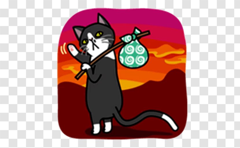 Cat Sticker Telegram LINE Meow - Advertising Transparent PNG