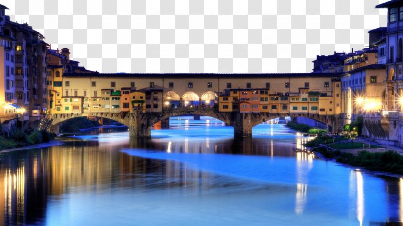 Ponte Vecchio Bargello Palazzo Bridge 4K Resolution - Italy Florence 3 Transparent PNG