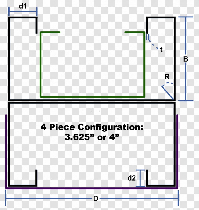 Line Angle Point Diagram - Rectangle - Wall Column Transparent PNG