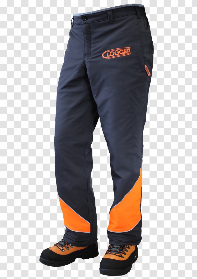 Chainsaw Safety Clothing Pants Boot - Zipper Transparent PNG