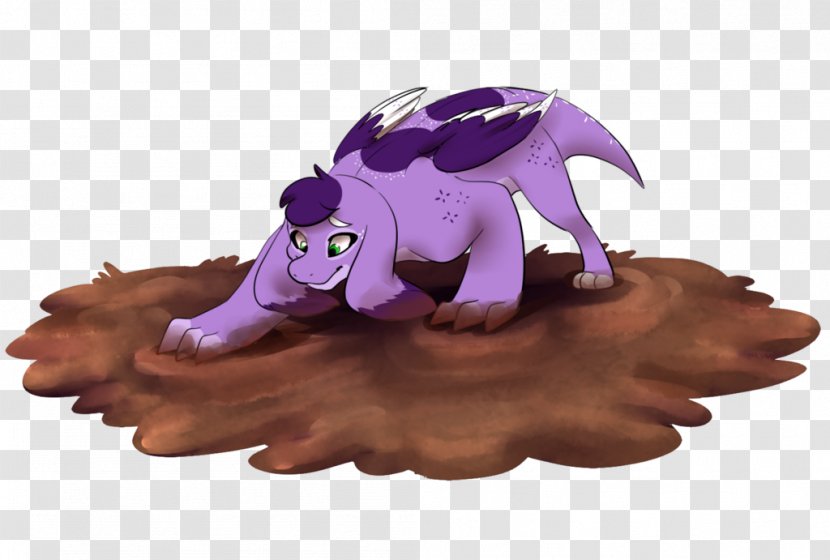 Purple Violet Figurine Cartoon Character - Fictional - Mud Transparent PNG