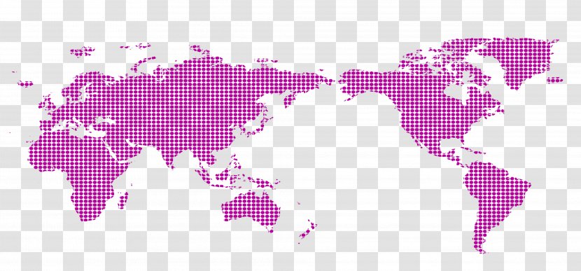 World Map Globe - Pink Transparent PNG