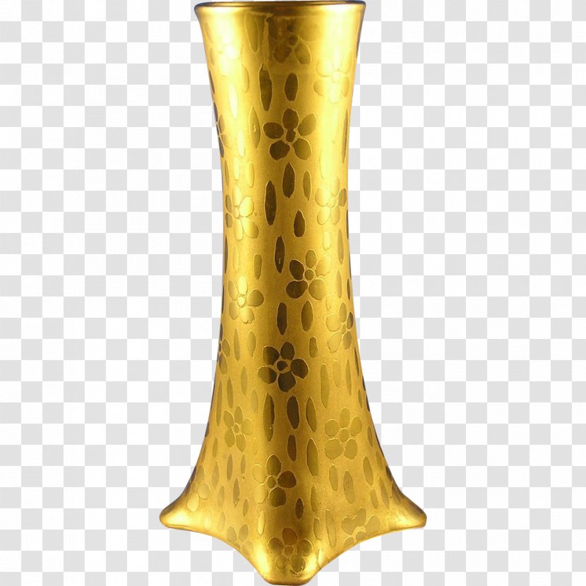 Vase 01504 - Metal - Bottom Gold Transparent PNG