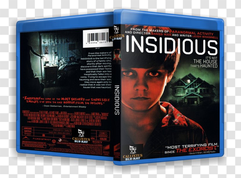 Insidious James Wan Blu-ray Disc DVD Film - Dvd Transparent PNG