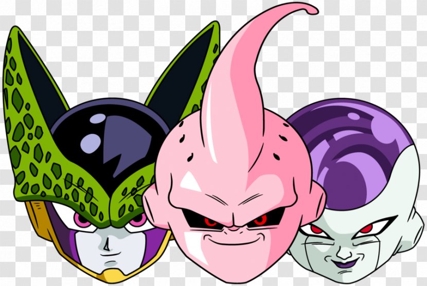 Goku Cell Vegeta Majin Buu Frieza - Cartoon Transparent PNG