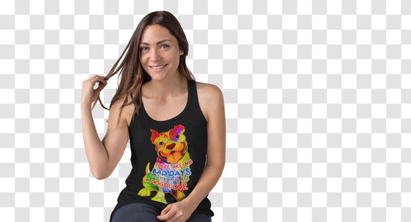 T-shirt Camisole Sleeveless Shirt - Tree - I Love Dogs Transparent PNG