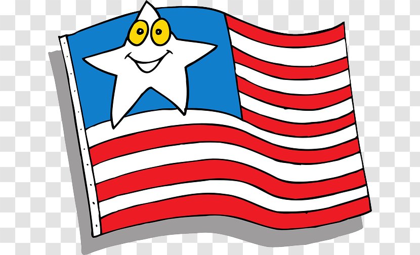 Flag Of The United States Cartoon Clip Art - Area - Pull Transparent PNG