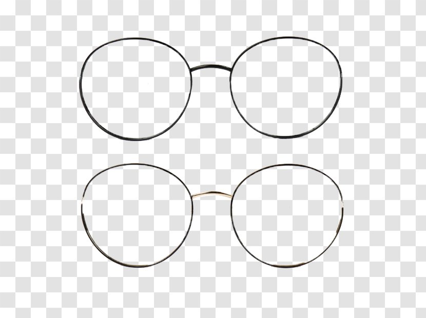 Sunglasses Line Product Design Font - Eyewear - Eyeglass Frame Transparent PNG