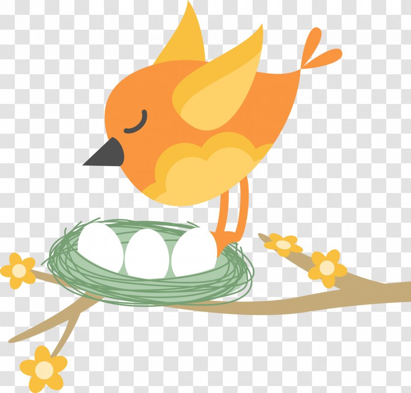 Bird Cartoon - User Interface Design - Branches On The Nest Transparent PNG