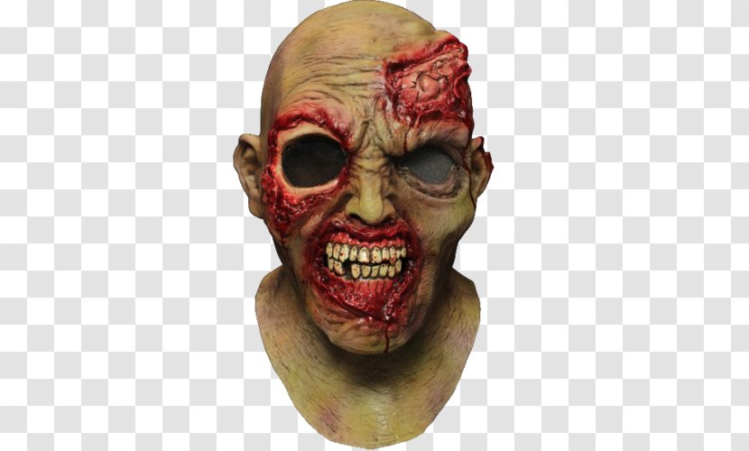 Latex Mask Halloween Costume Party - Frame - Scary Eye Transparent PNG