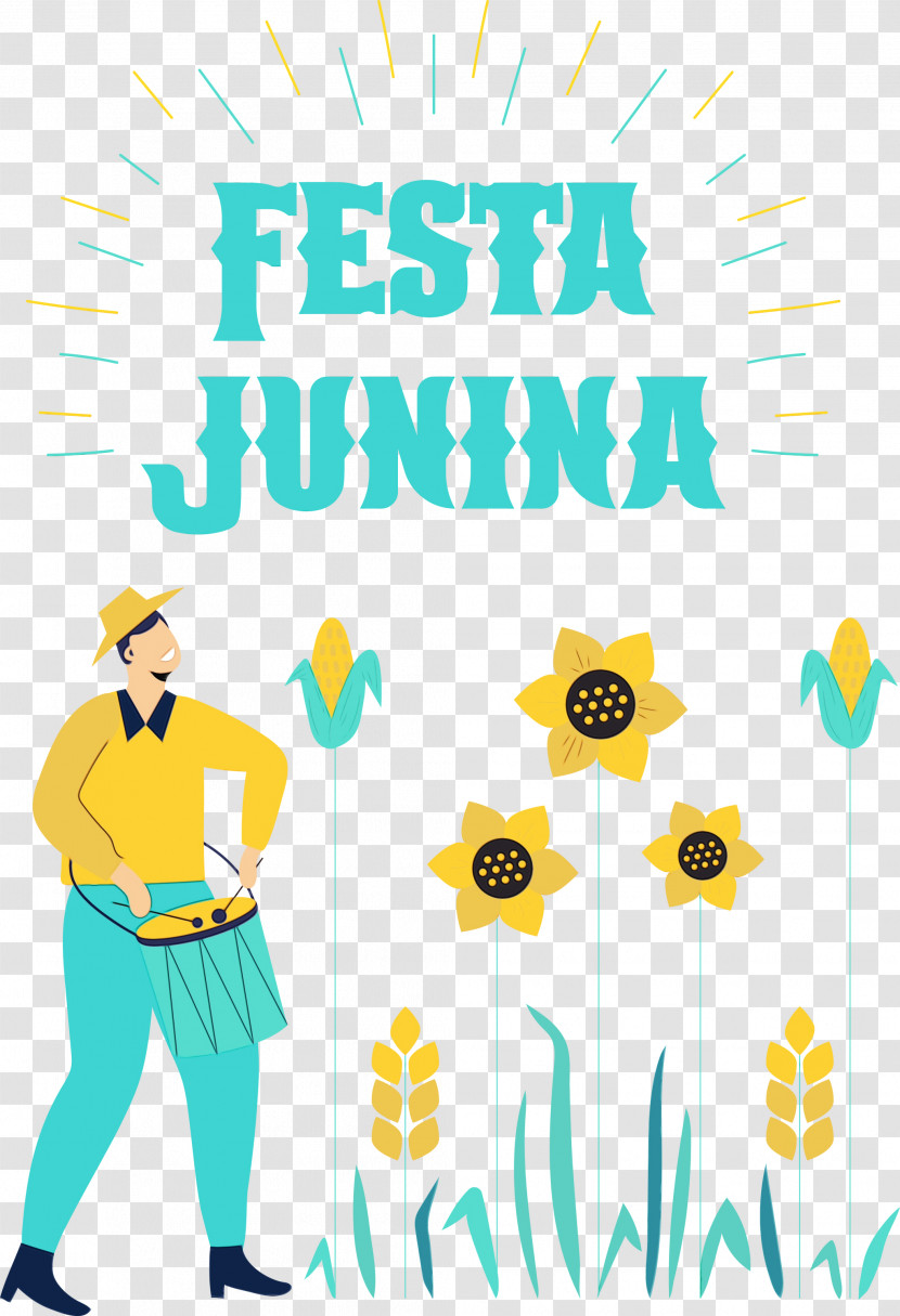 Logo Cartoon Flower Yellow Happiness Transparent PNG
