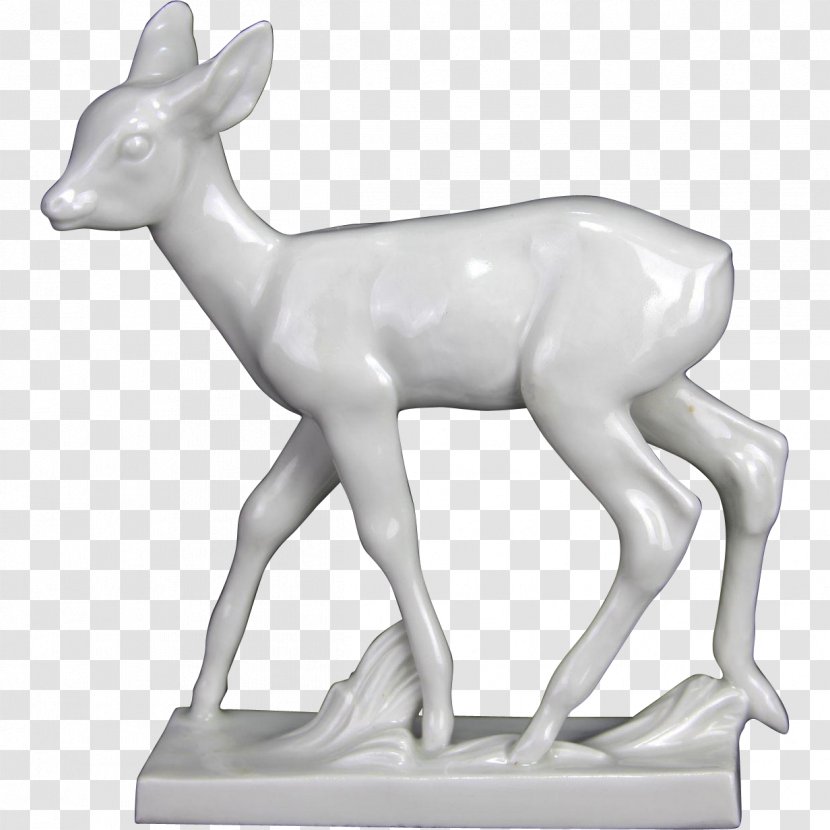 Sculpture Antelope Goat Figurine Reindeer - Statue Transparent PNG