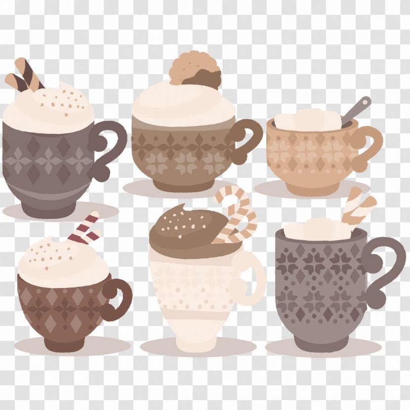 Tea Hot Chocolate Cup - Vector Of Transparent PNG