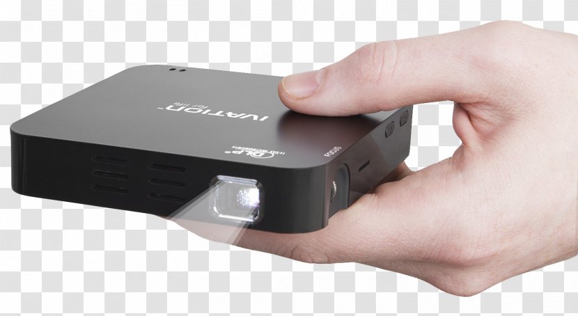 Handheld Projector HDMI Video Overhead - Hand Holding Pocket Transparent PNG