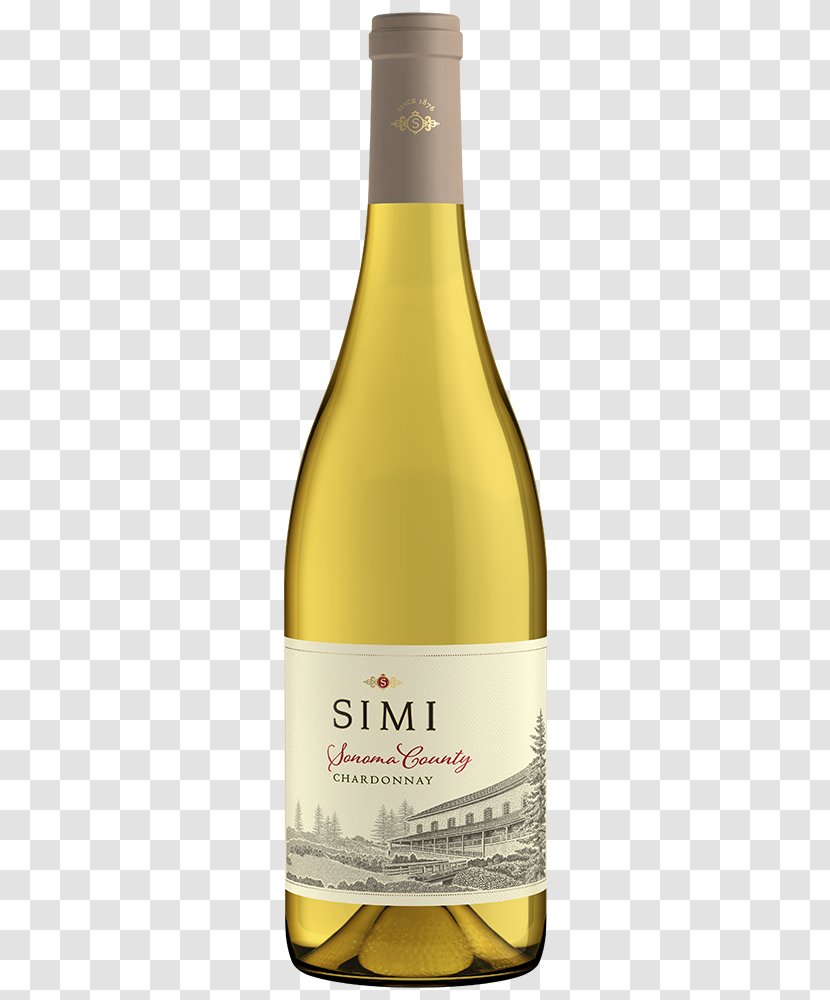 Simi Sonoma Chardonnay Wine Russian River Valley AVA - White - Nail Propaganda Transparent PNG