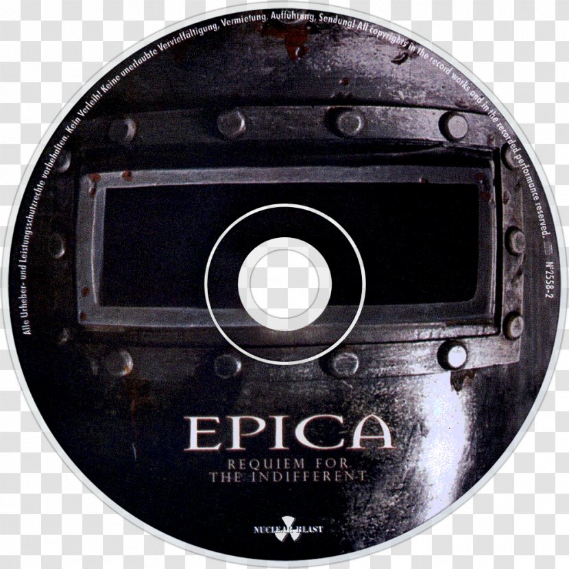 Requiem For The Indifferent Epica Compact Disc DVD STXE6FIN GR EUR - Watercolor Transparent PNG