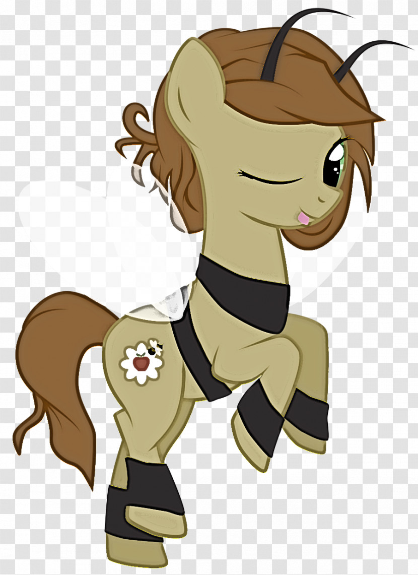 Cartoon Animation Horse Tail Livestock Transparent PNG