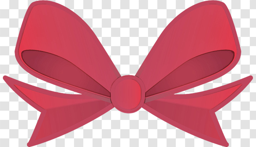 Red Ribbon Pink Butterfly Moths And Butterflies Transparent PNG