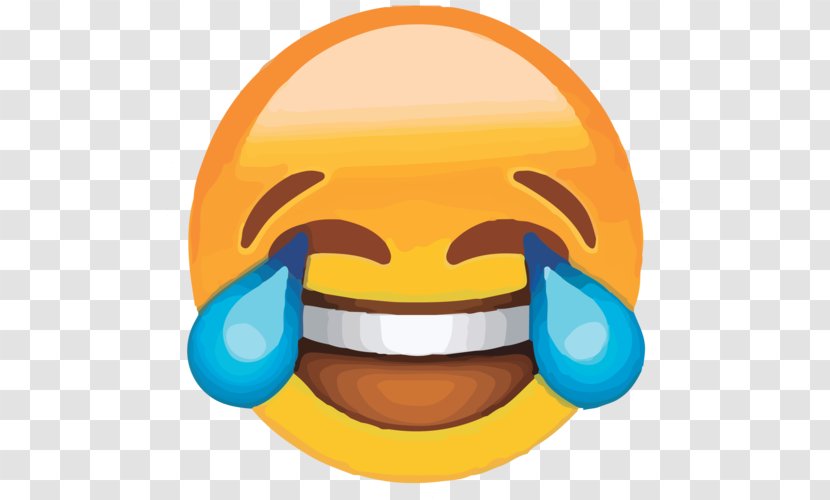 Face With Tears Of Joy Emoji Laughter Heart Word The Year - Yellow Transparent PNG