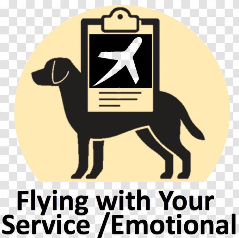 Labrador Retriever Service Dog Therapy Emotional Support Animal - Flying Dogs Transparent PNG