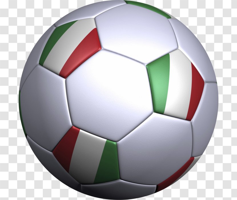 Football Flag Of Italy Sticker - Adhesive - Ballon Foot Transparent PNG