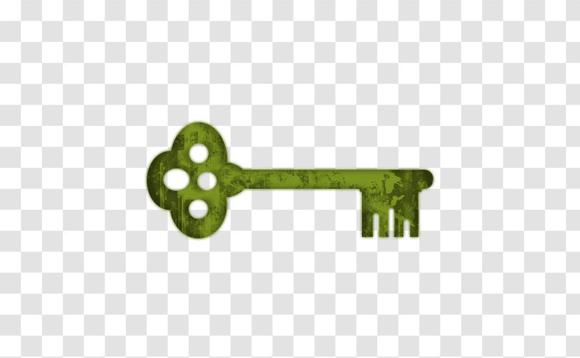 Skeleton Key Lock Clip Art - Free Content - Green Cliparts Transparent PNG
