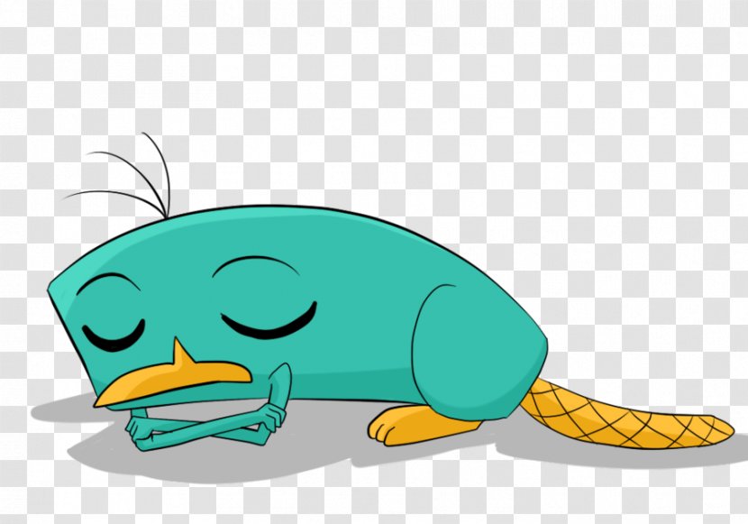 Perry The Platypus Sleep Cartoon Clip Art - Organism - Pictures Transparent PNG