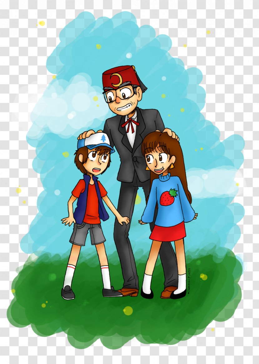 Wendy Art Dipper Pines Drawing - Grunkle Stan Transparent PNG