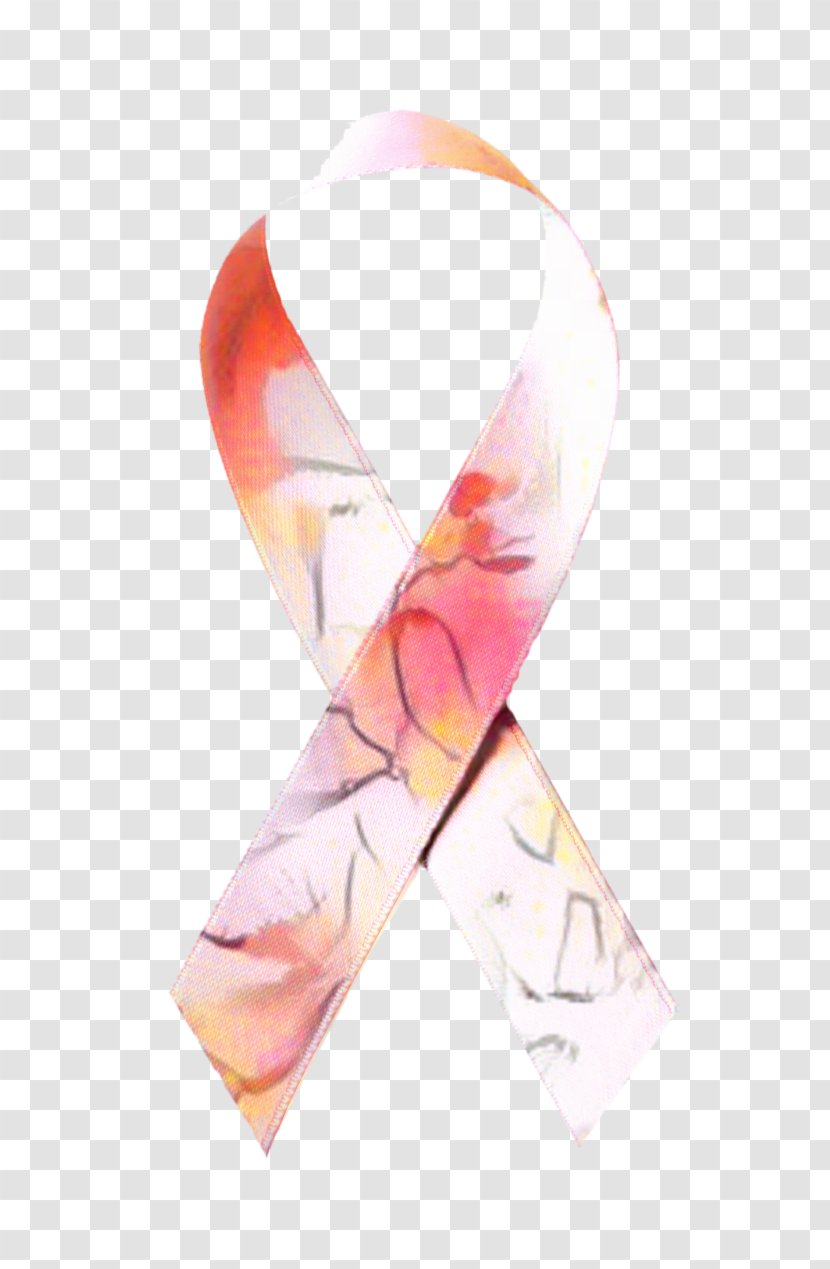 Orange Ribbon - Peach Material Property Transparent PNG