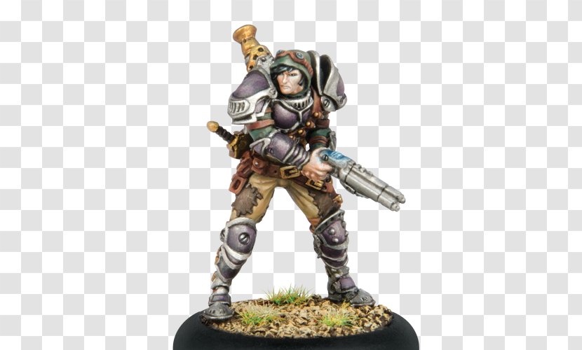 Warmachine Mercenary Privateer Press Figurine Grenadier - Plastic Model Transparent PNG