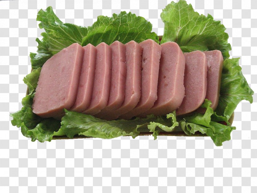 Lunch Meat Spam Canning Barbecue - Food - Luncheon Transparent PNG
