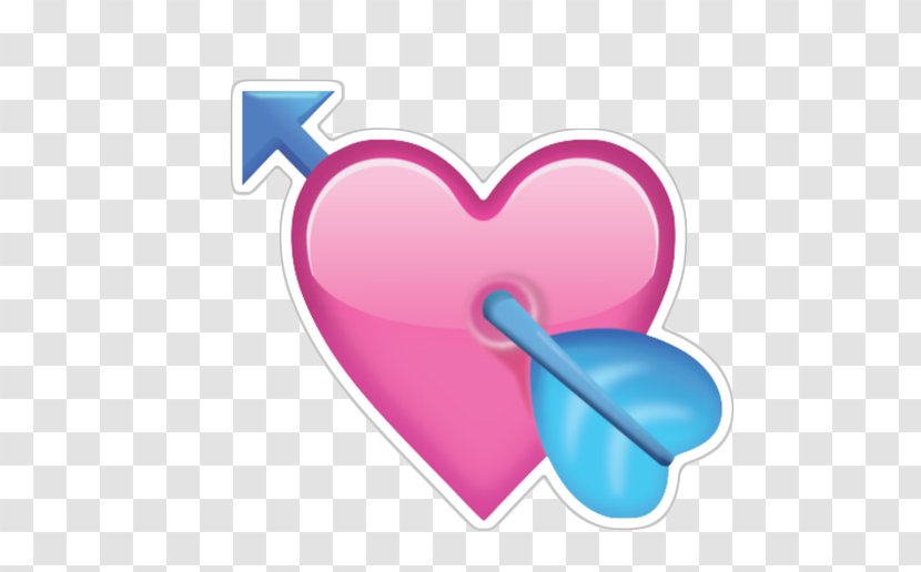 Emoji Heart Symbol - Sticker - Book Front Transparent PNG
