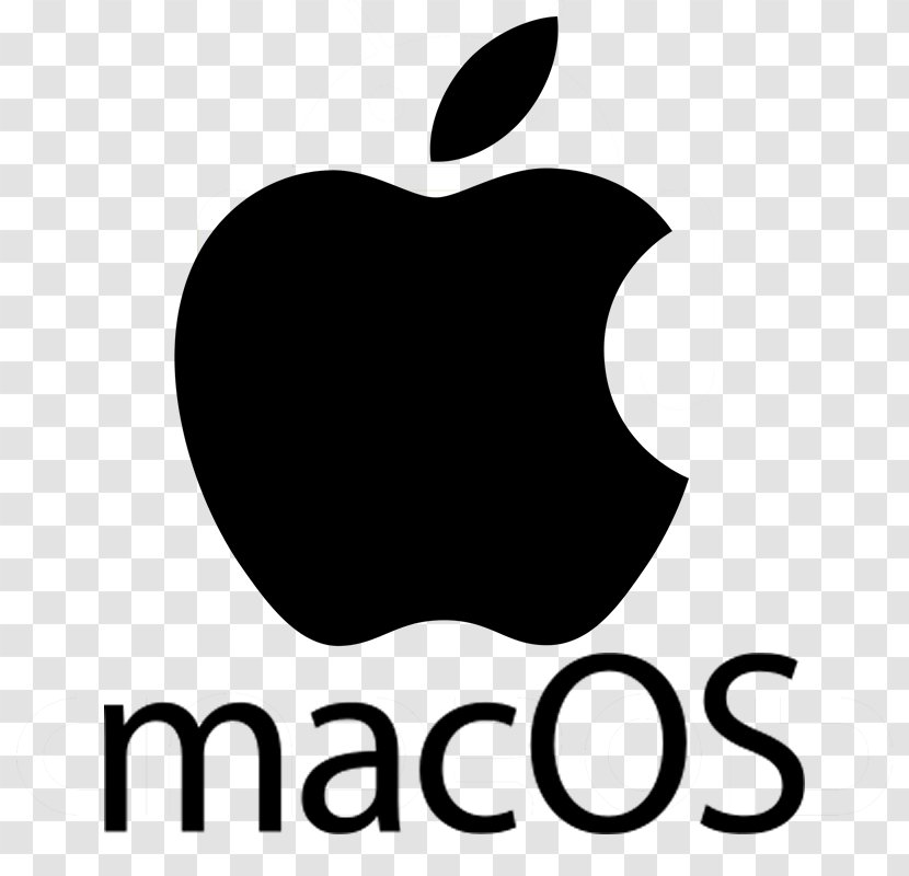 Apple MacOS - Text Transparent PNG