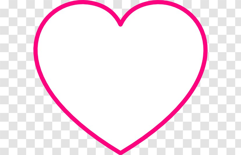 Line Point Pink M Heart Clip Art - Silhouette - Panels Clipart Transparent PNG
