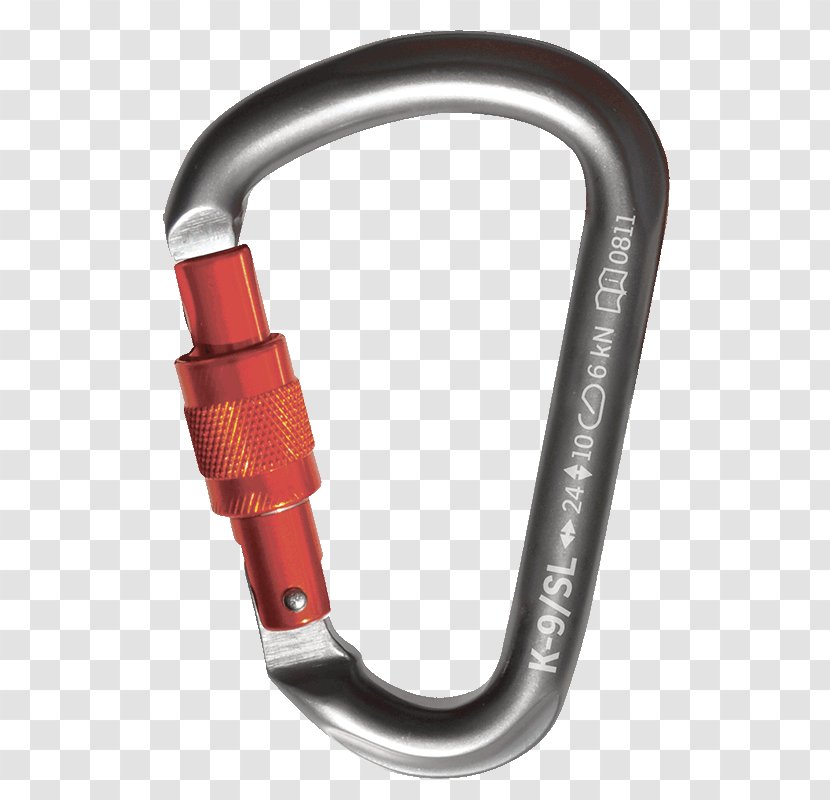 Carabiner Aluminium Cordino Safety Information - Industry - Rope Access Transparent PNG